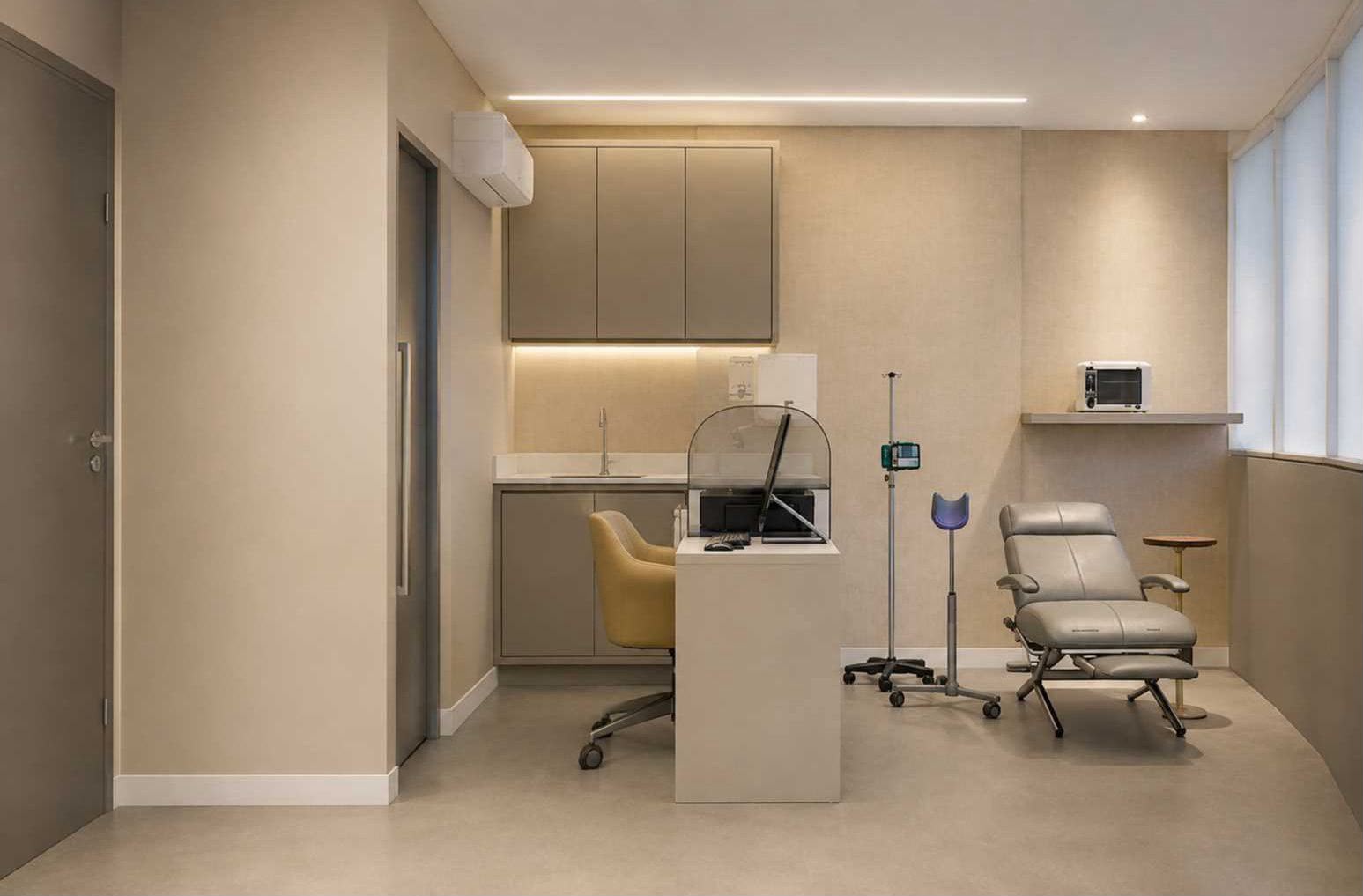 Sala de procedimentos e infusões